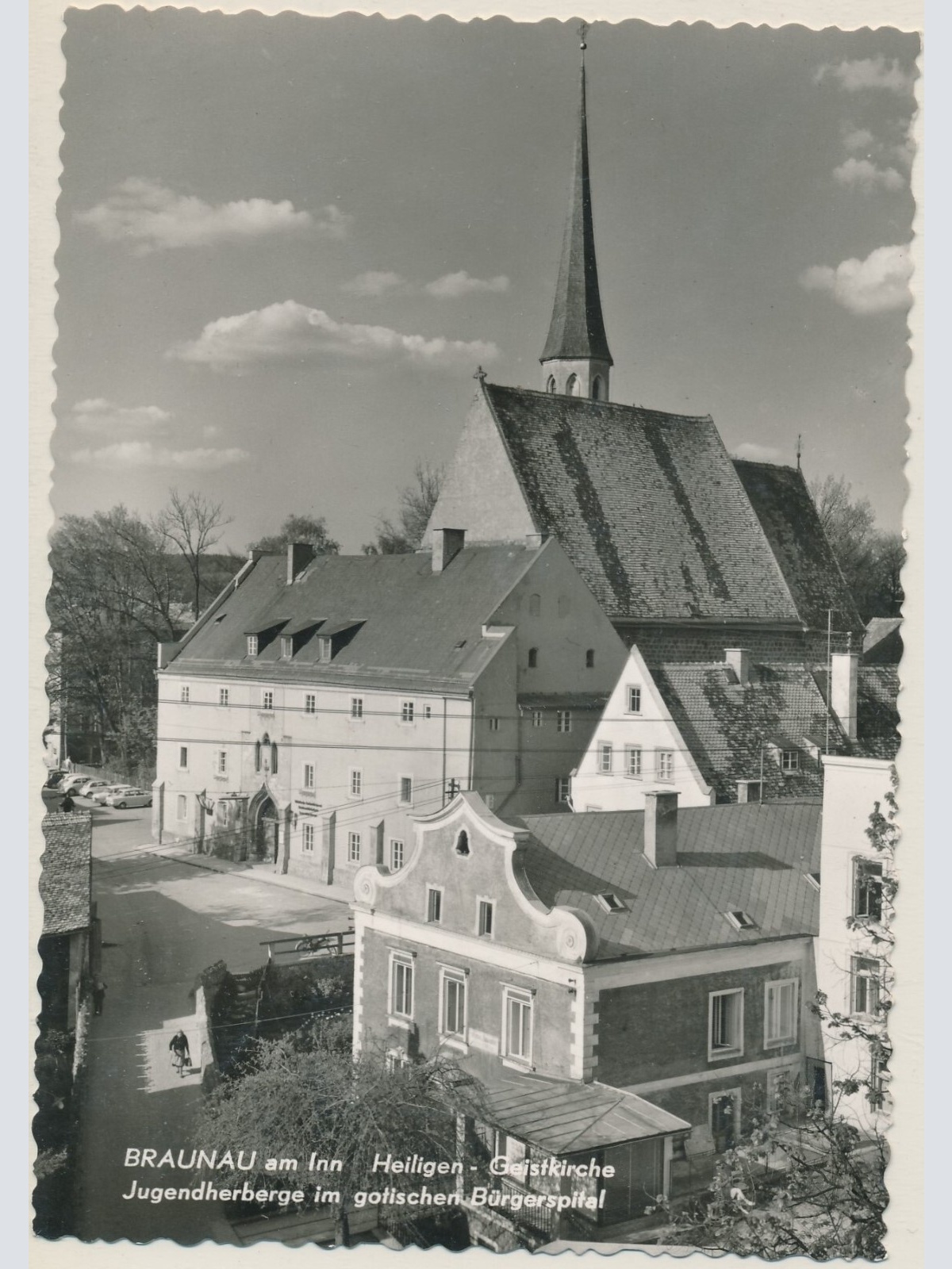 AK, Braunau am Inn, Heiligen - Geistkirche, Oberösterreich (S325)