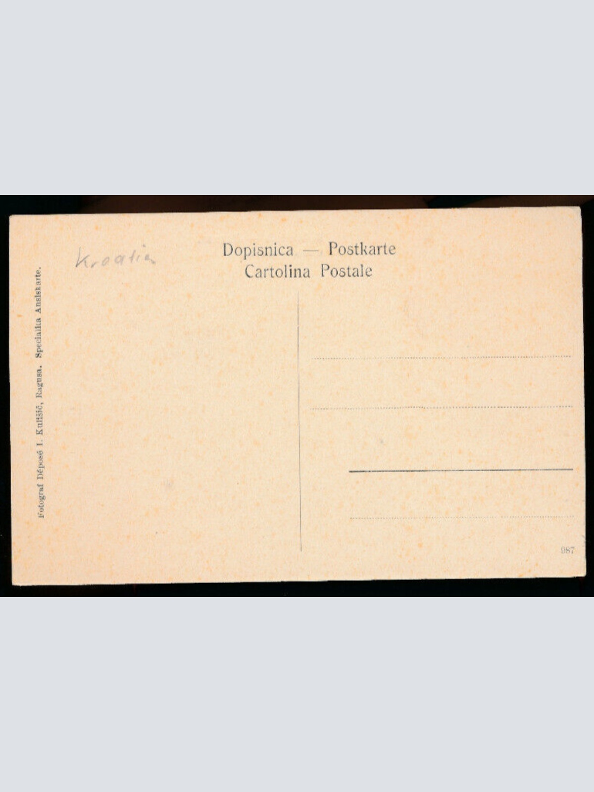 AK aus Dubrovnik - Ragusa Kroatien (3101)