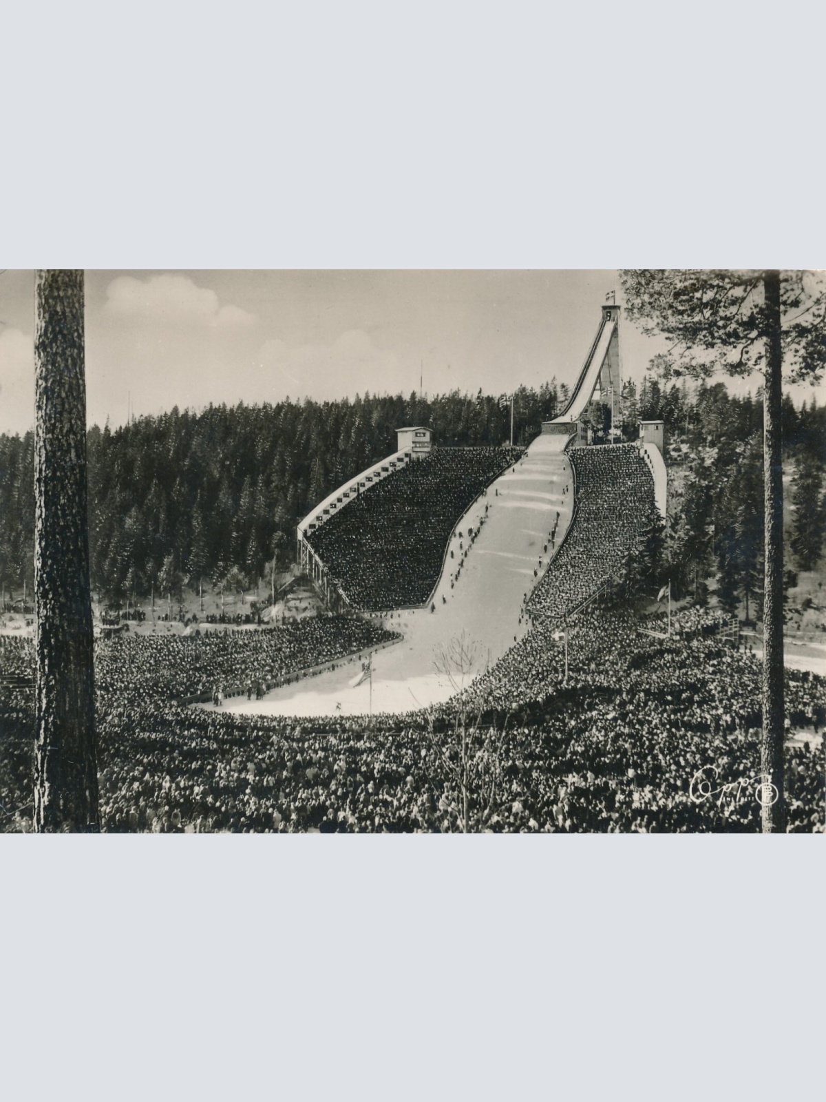AK, Oslo, Holmenkollbakken, The skijuming Hill at Holmenkollen, Norwegen (S307)