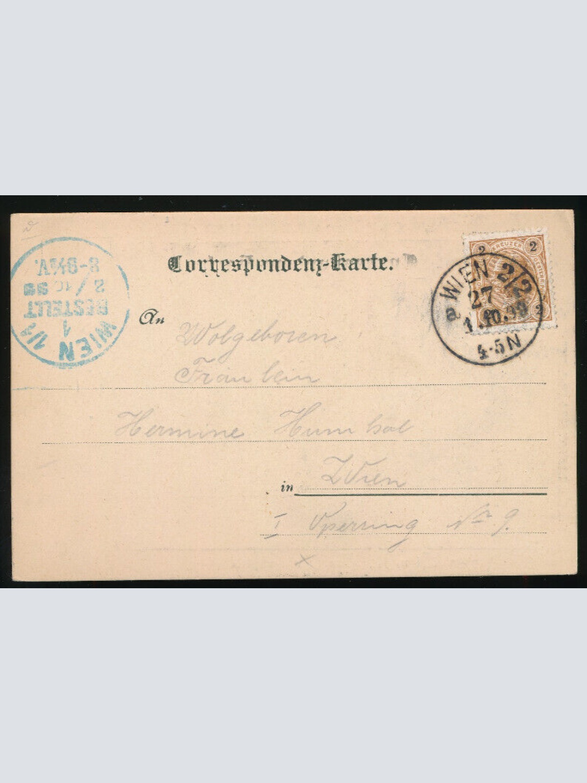 AK aus Wien Ziegers Cafe und Restauration am Praterspitz (2914)