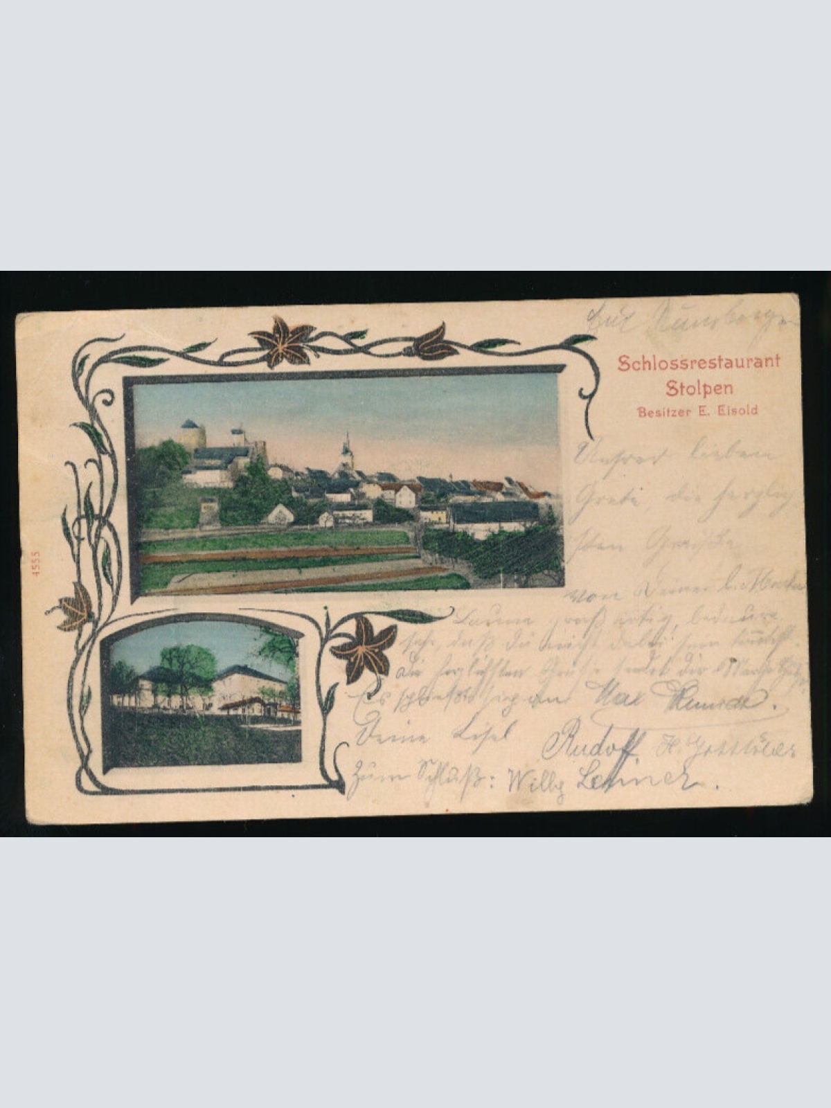 AK aus Stolpen Schlossrestaurant Sachsen (3086)
