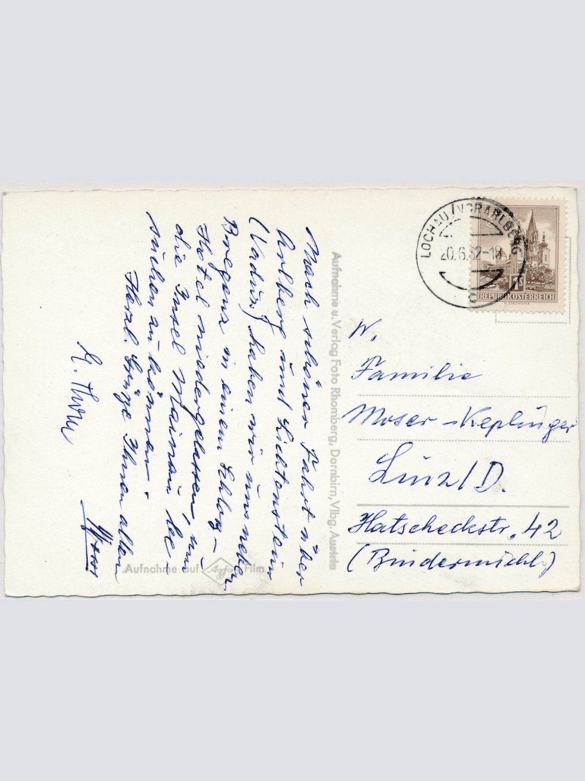 AK, Hotel Schloss Hofen, Lochau bei Bregenz, Vorarlberg, Österreich (S291)