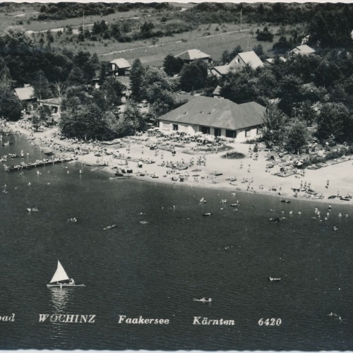 AK, Strandbad Wochinz, Faakersee, Kärnten, Österreich (S292)