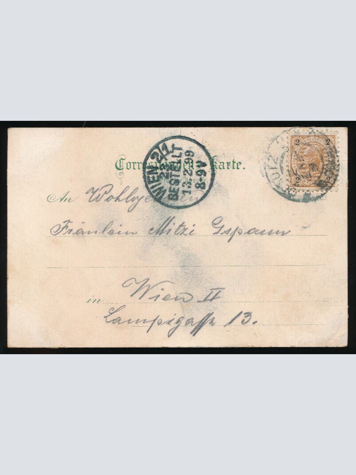 Litho - Karte gruss aus Olmütz Tschechoslowakei (2894)