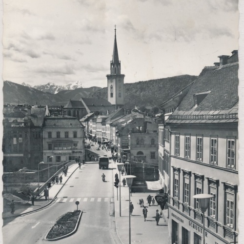 AK, Villach, Neue Draubrücke, Kärnten, Österreich (S294)