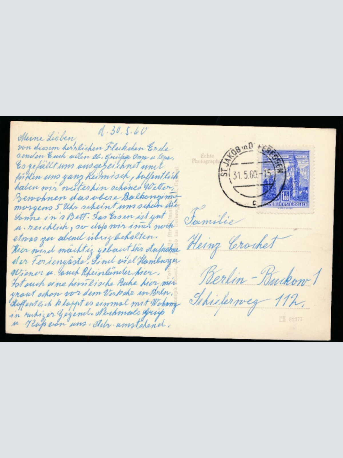 AK aus Bad Grünmoos mit Privathaus Troger Tirol (3465)