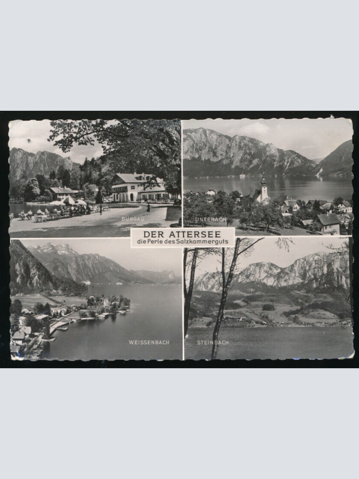 AK Merhrbildkarte der Attersee Oberösterreich (3673)