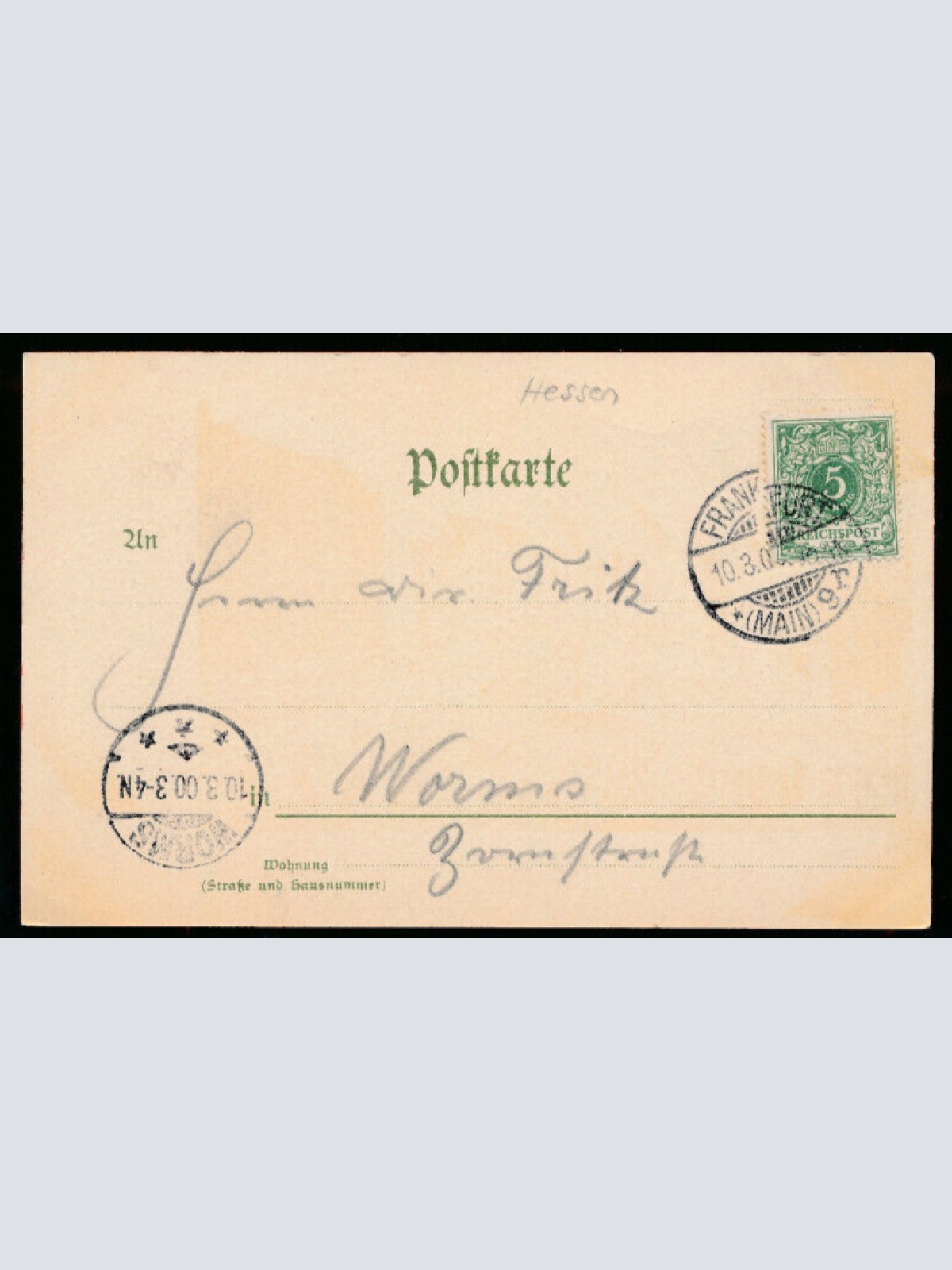 AK gruß aus Frankfurt Hessen (3652)