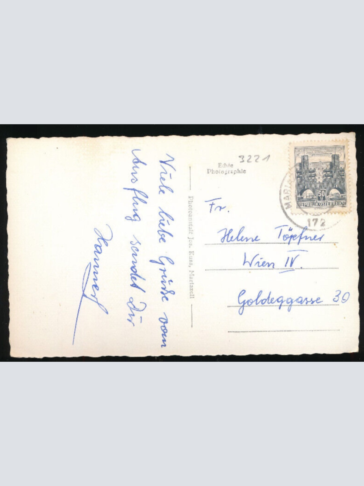 AK aus Gösing an der Mariazellerbahn Niederösterreich (3659)