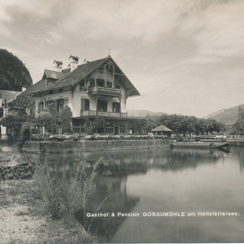 AK, Gasthof & Pension Gosaumühle am Hallstättersee, Oberösterreich (S341)