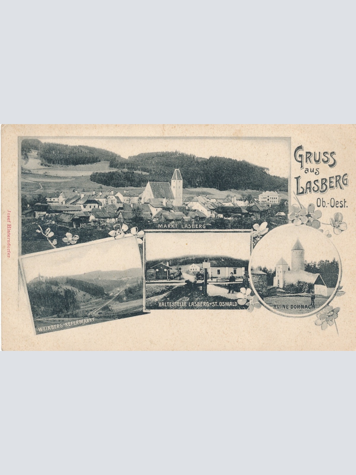 AK, Gruss aus Lasberg, Oberösterreich (S350)