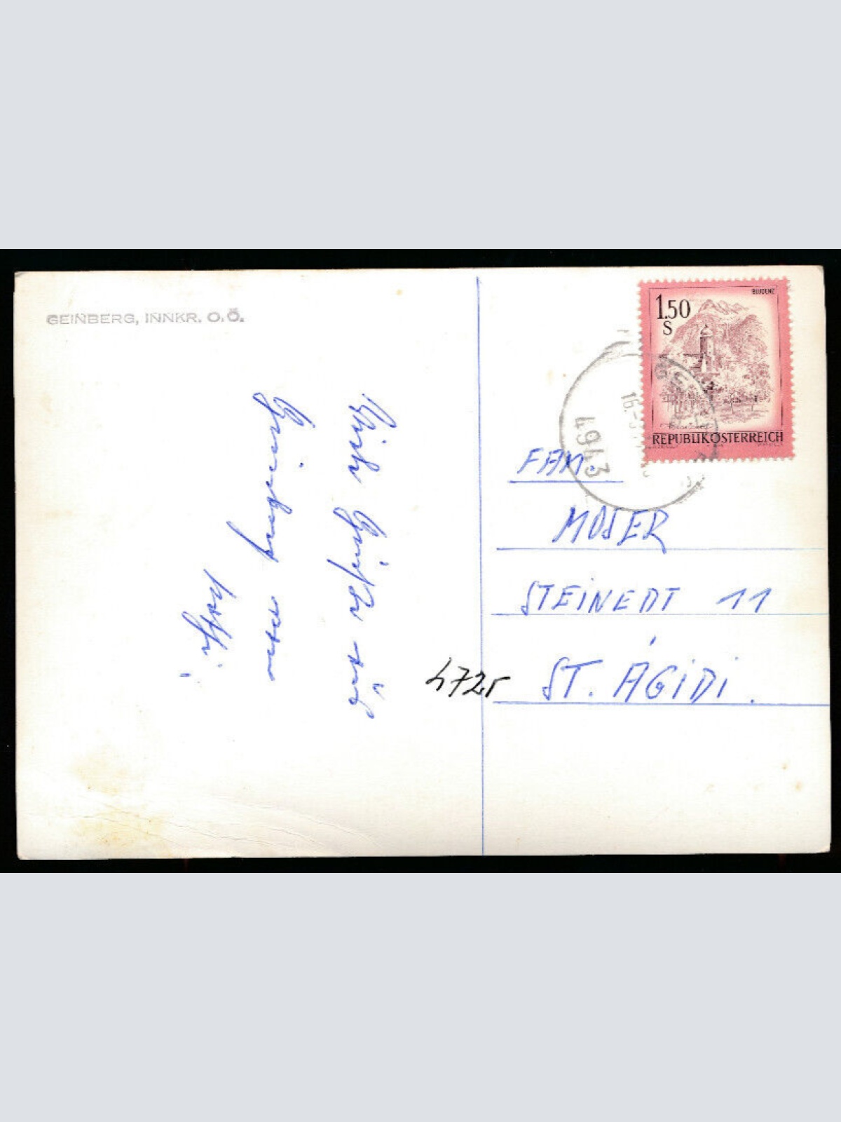 AK aus Geinberg mit VW Käfer Oberösterreich (3678)