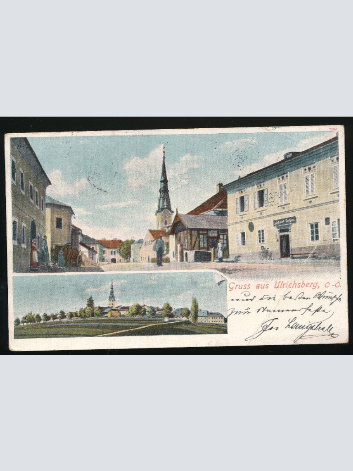 AK gruss aus Ulrichsberg Oberösterreich (3417)