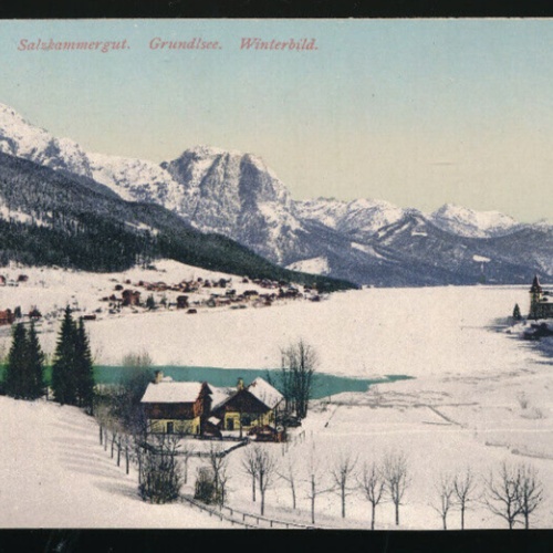 AK vom Grundlsee im Winter Steiermark (3385)