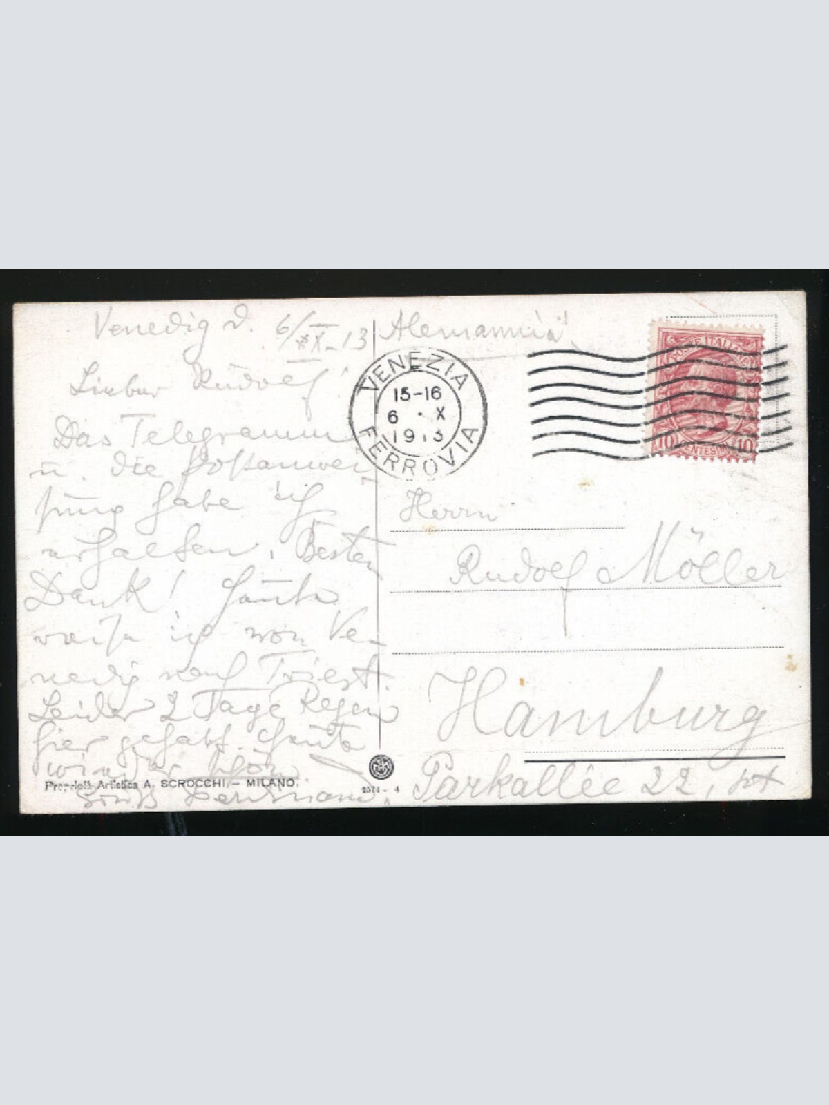 AK aus Venezia Venezien Traghetto Italien (3842)