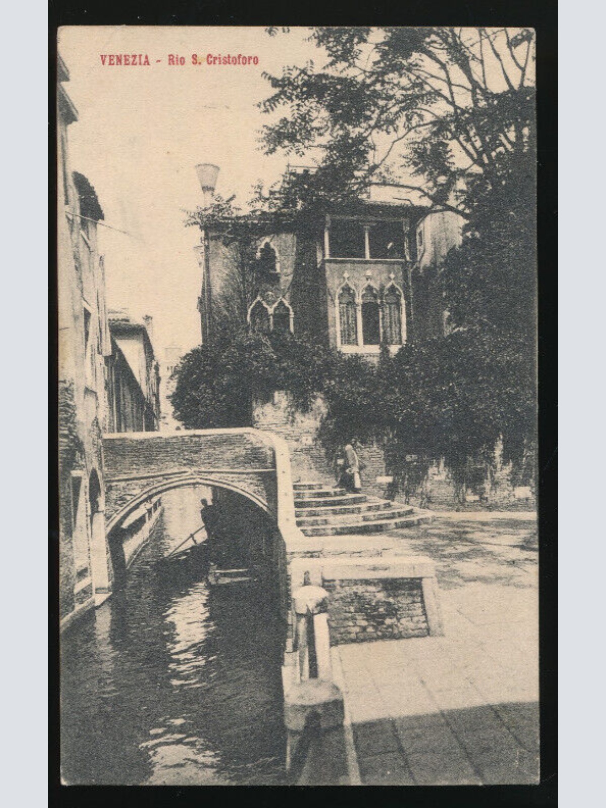 AK aus Venezia - Venezien Rio S. Cristoforo Italien (3844)