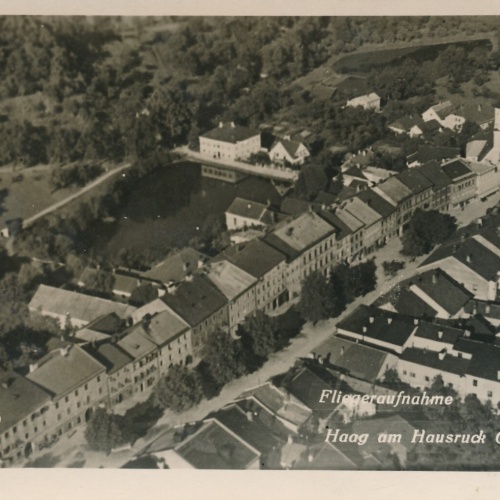 AK, Fliegeraufnahme, Haag am Hausruck, Oberösterreich, Österreich (S235)