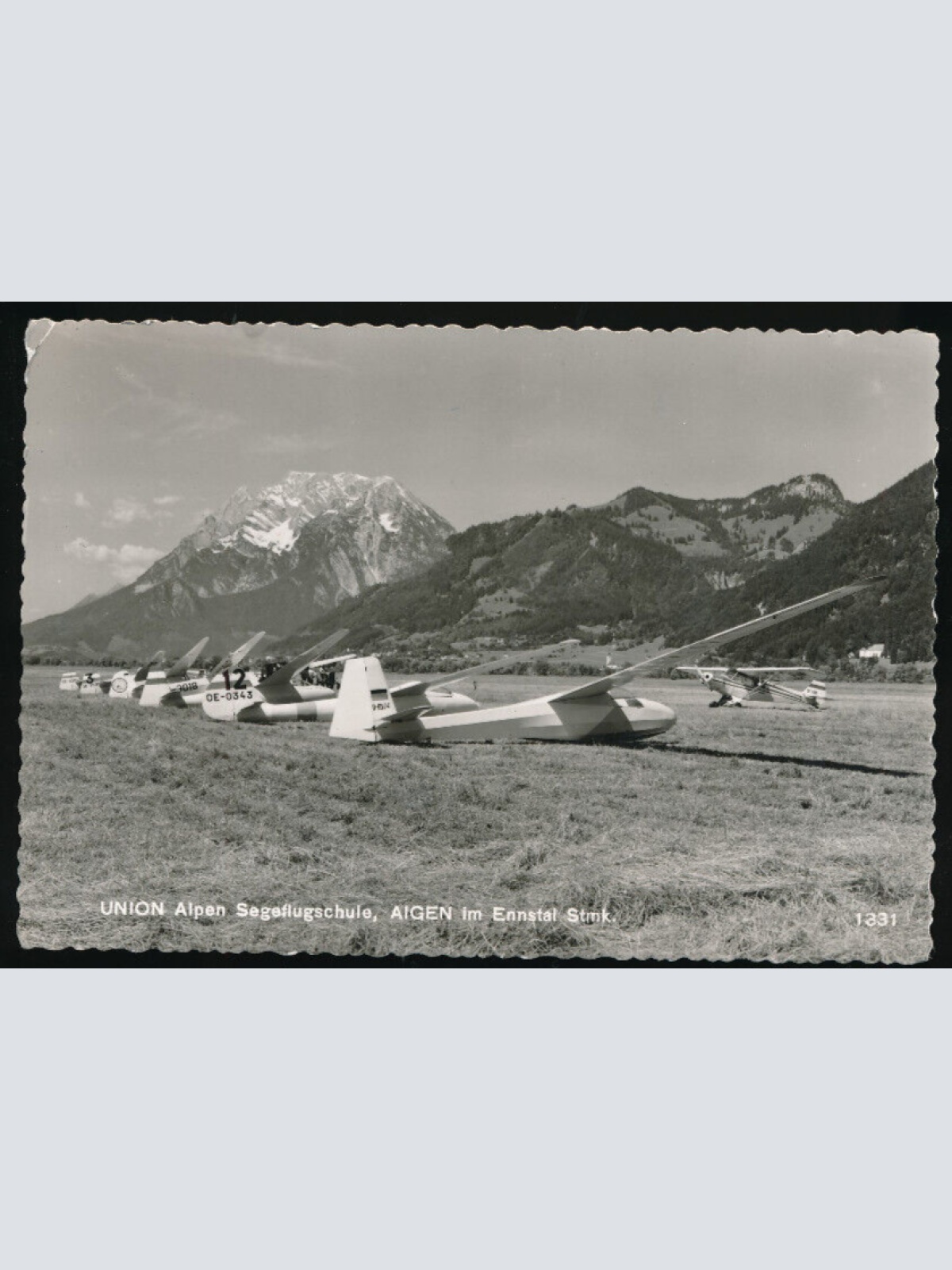 AK aus Aigen im Ennstal Union Alpen Segelflugschule Steiermark (3829)