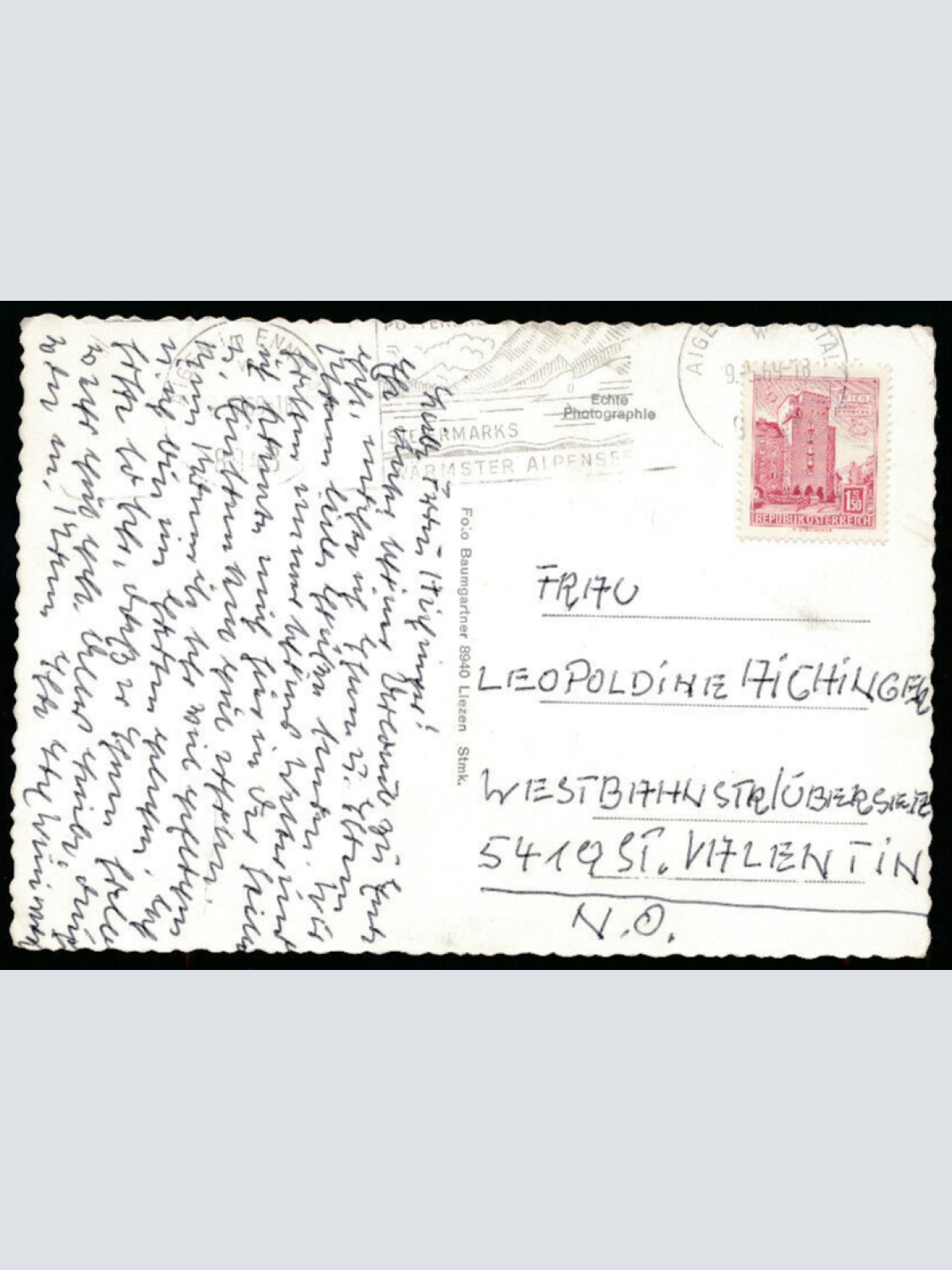 AK aus Aigen im Ennstal Union Alpen Segelflugschule Steiermark (3829)