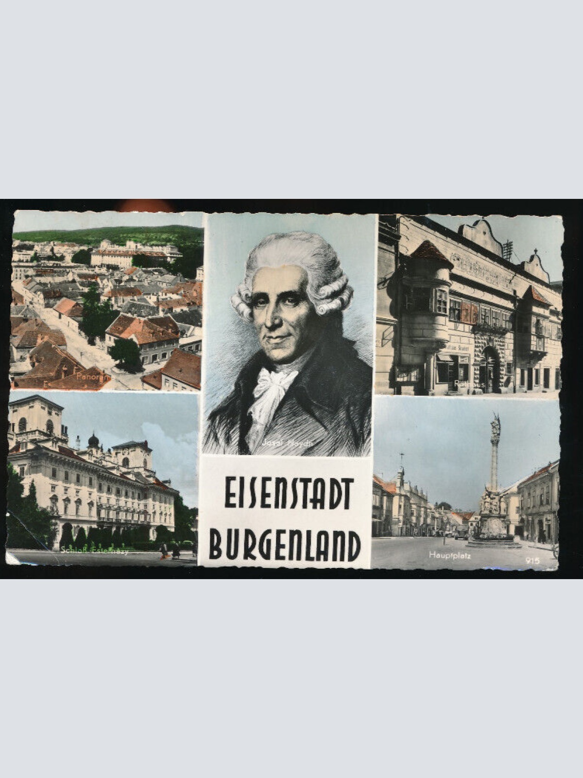 AK aus Eisenstadt Mehrbildkarte Burgeland (3831)