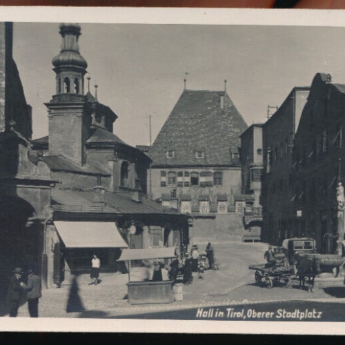 AK aus Hall in Tirol Oberer Stadtplatz (3873)