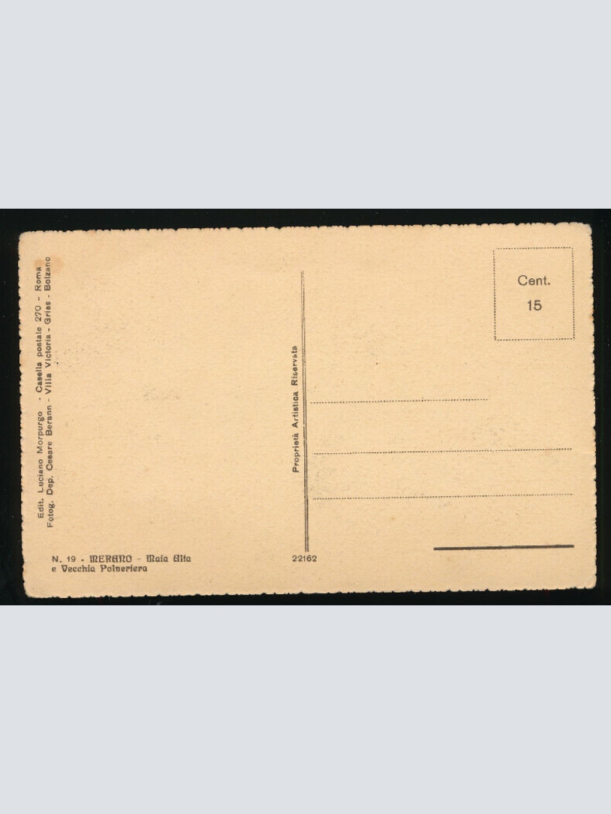 AK aus Meran - Merano Maia Alta Italien (3847)