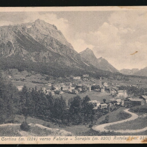 AK aus Cortina D´ Ampezzo Italien (3849)