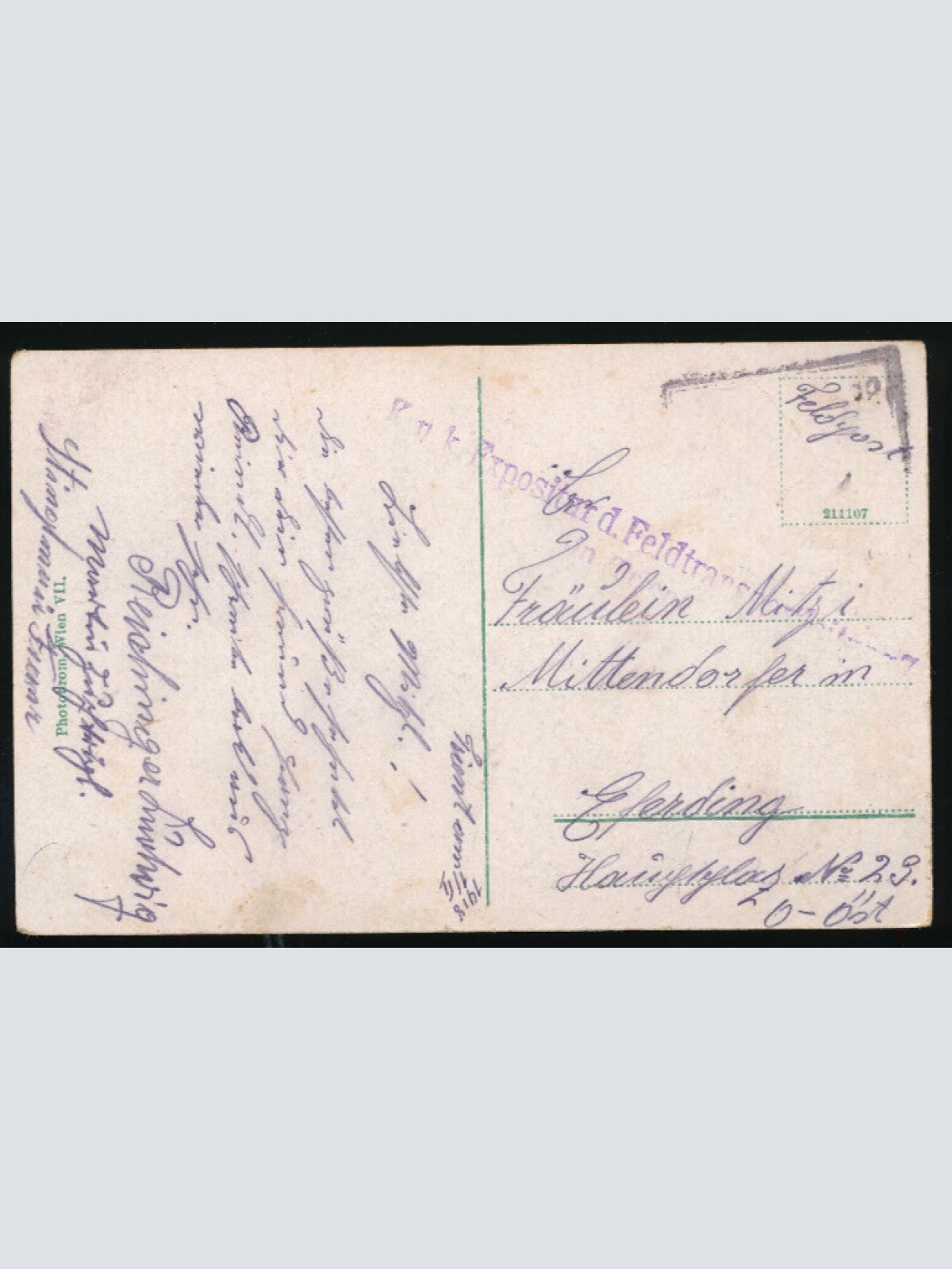 AK aus Trento - Trient Piazza Macello vecchio Italien (3853)