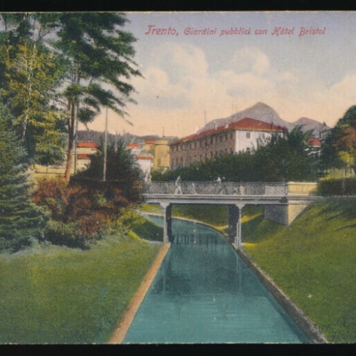 AK aus Trento - Trient mit Hotel Bristol Italien (3854)