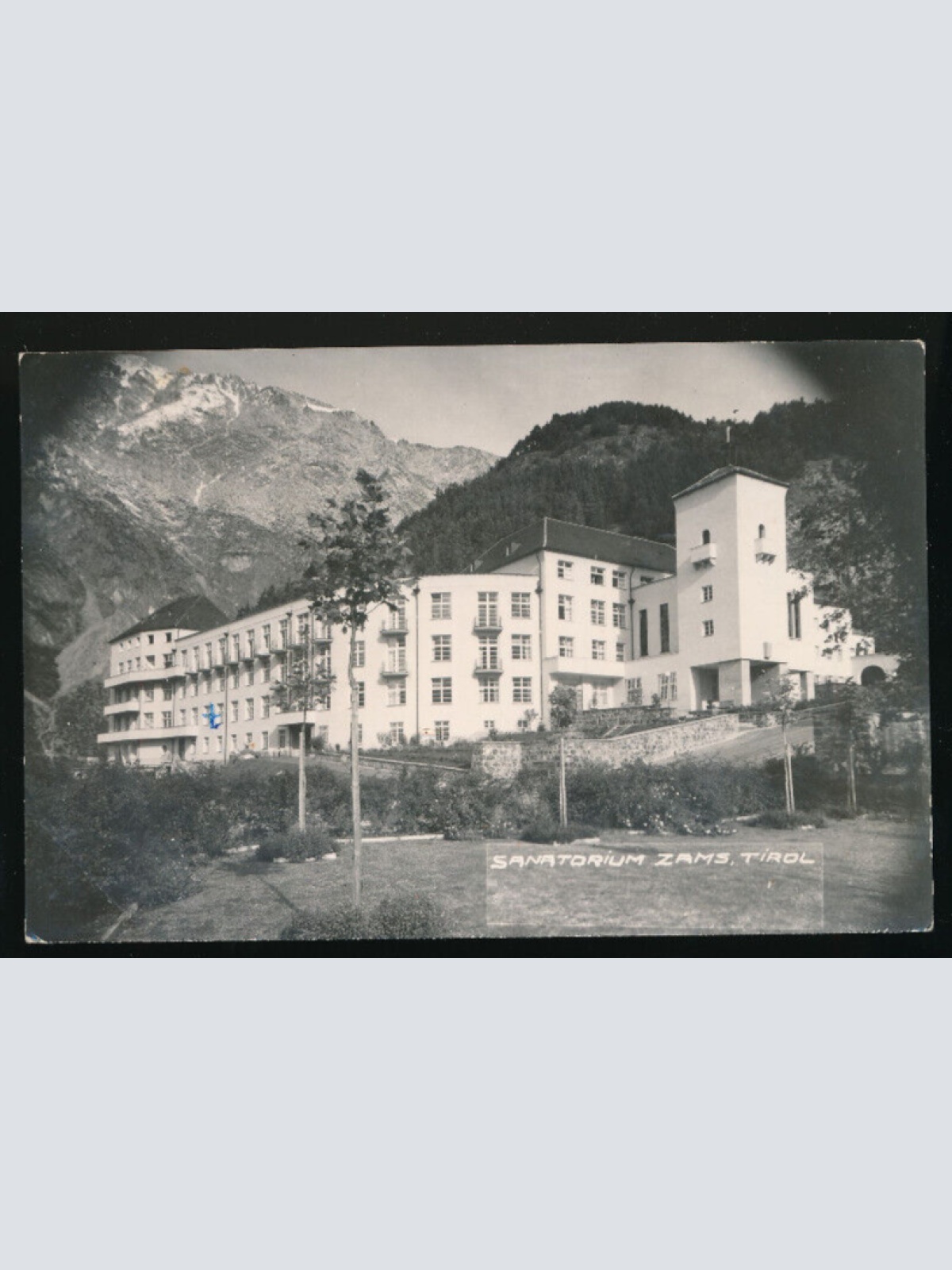 AK aus Zams mit Sanatorium Tirol (3874)