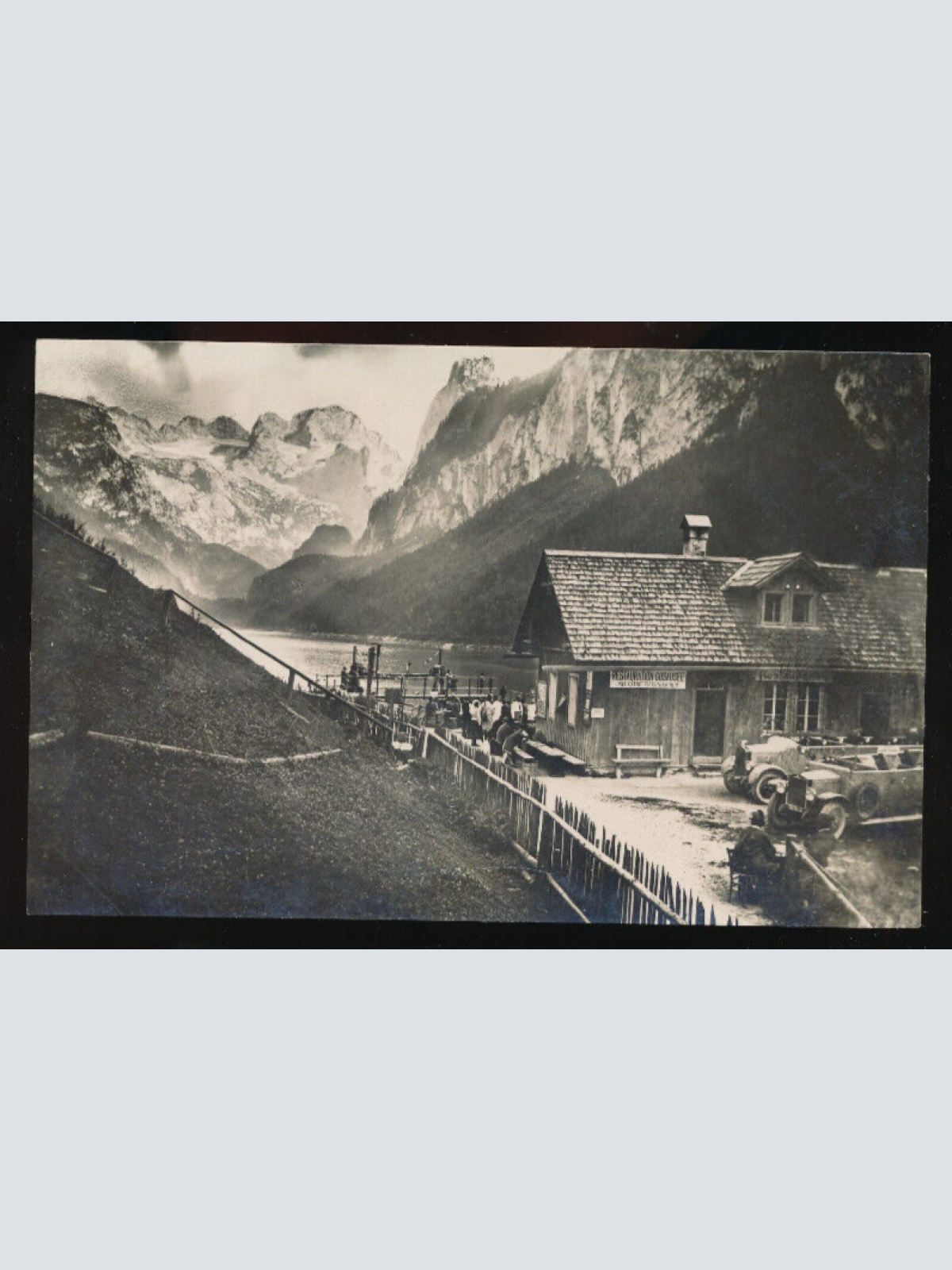 Künstler-Karte vom Stift Reichersberg Oberösterreich (L3757)