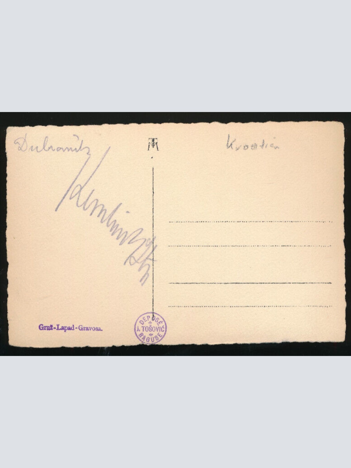 AK aus Dubrovnik Kroatien (3557)