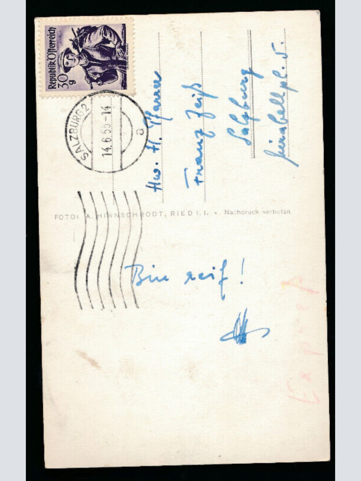 AK aus Ried im Innkreis Gymnasium Oberösterreich (L3775)