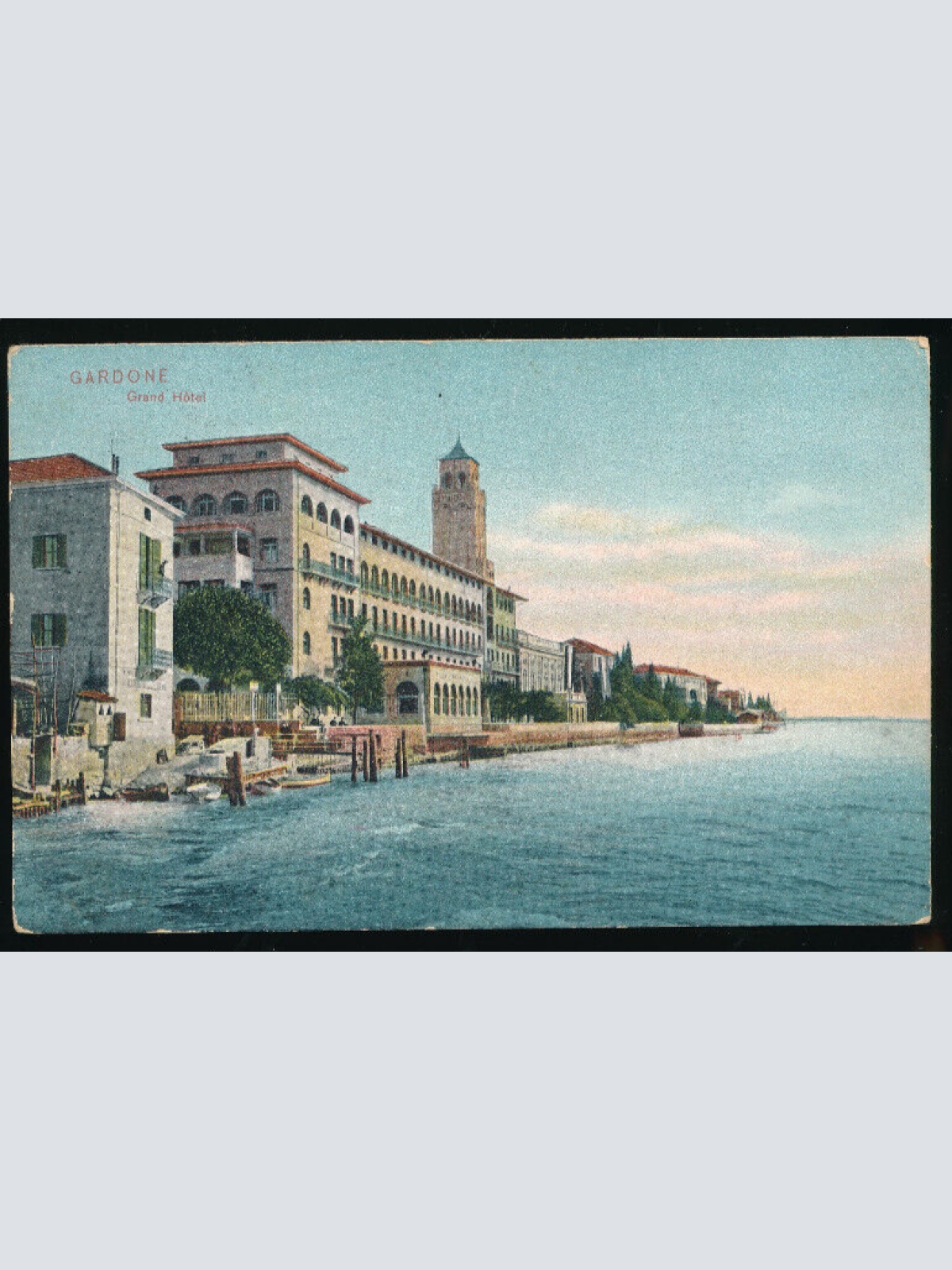 AK aus Gardone Grad Hotel Italien (3444)