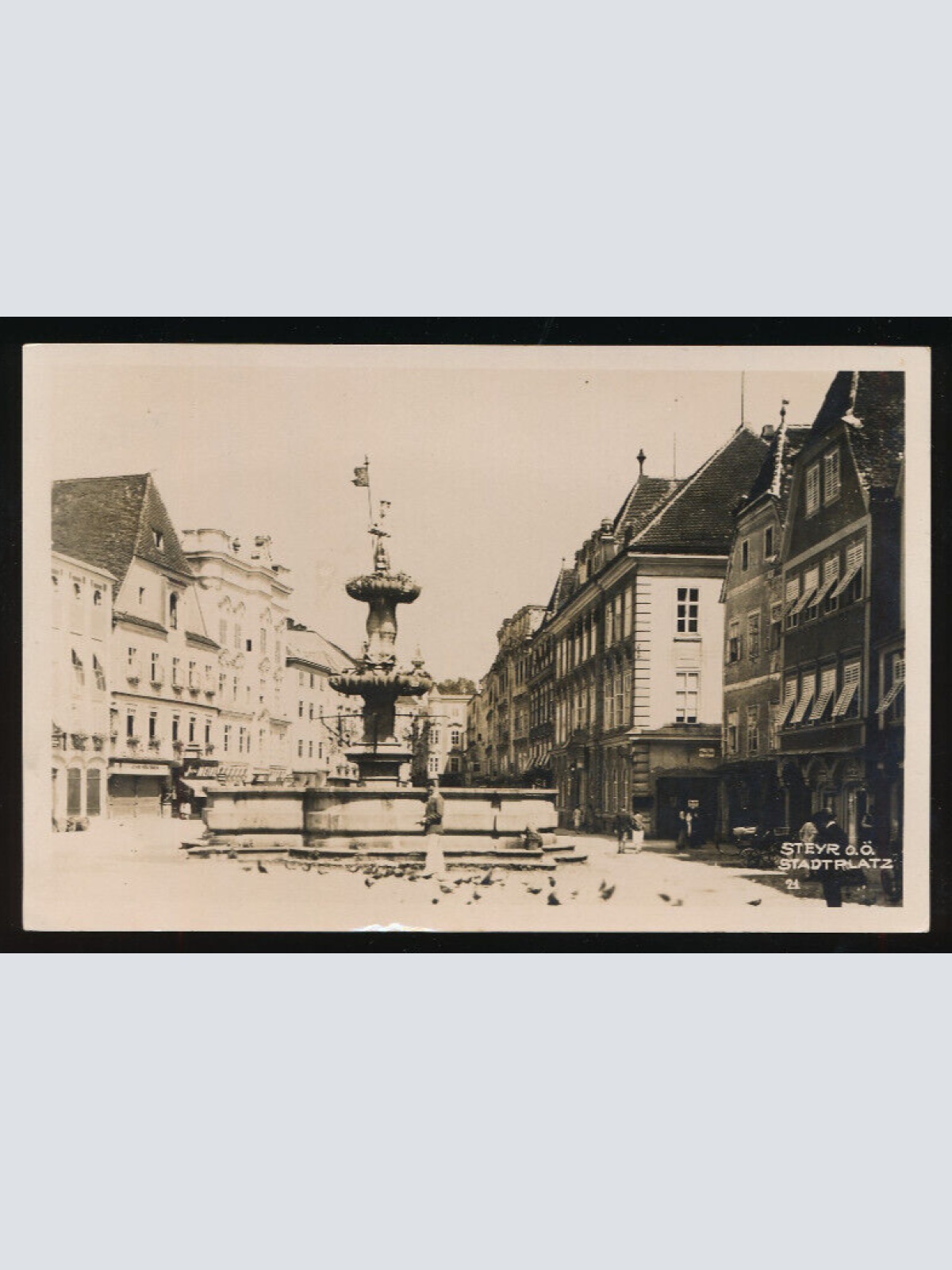 AK aus Steyr Stadtplatz Oberösterreich (L3764)