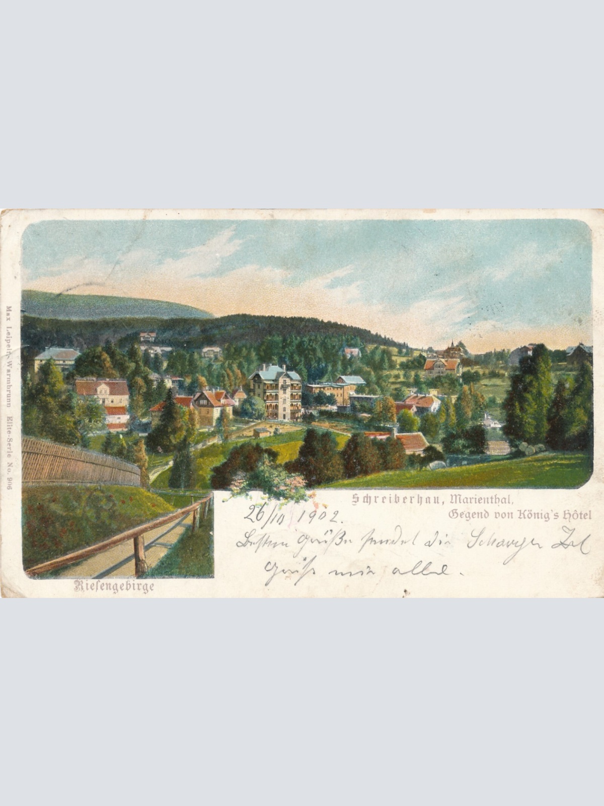 AK, Szklarska Poręba, Schreiberhau, Marienthal, Polen, Riesengebirge (S220)