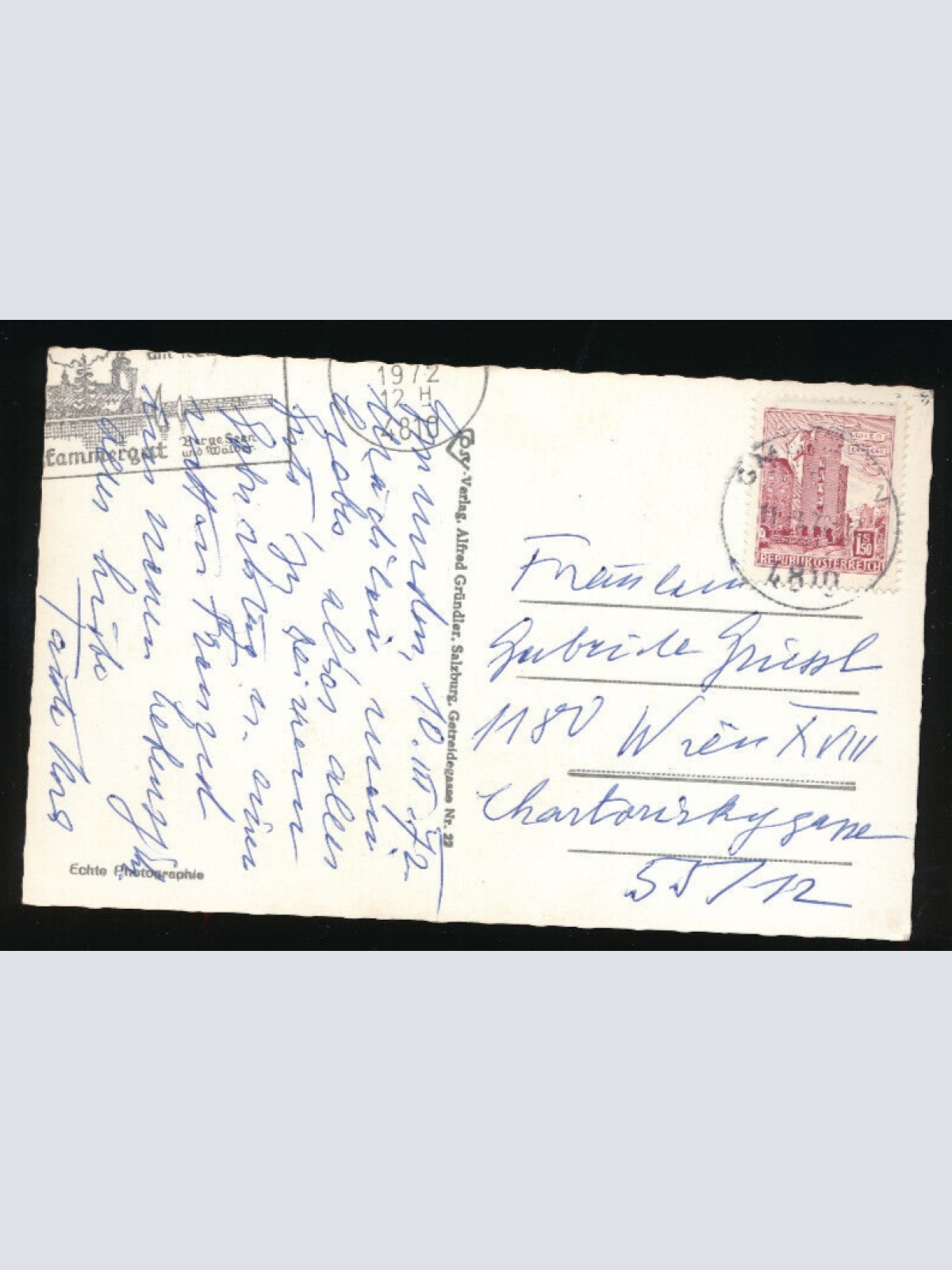 AK aus Gmunden mit Schloss Orth Oberösterreich (L3801)