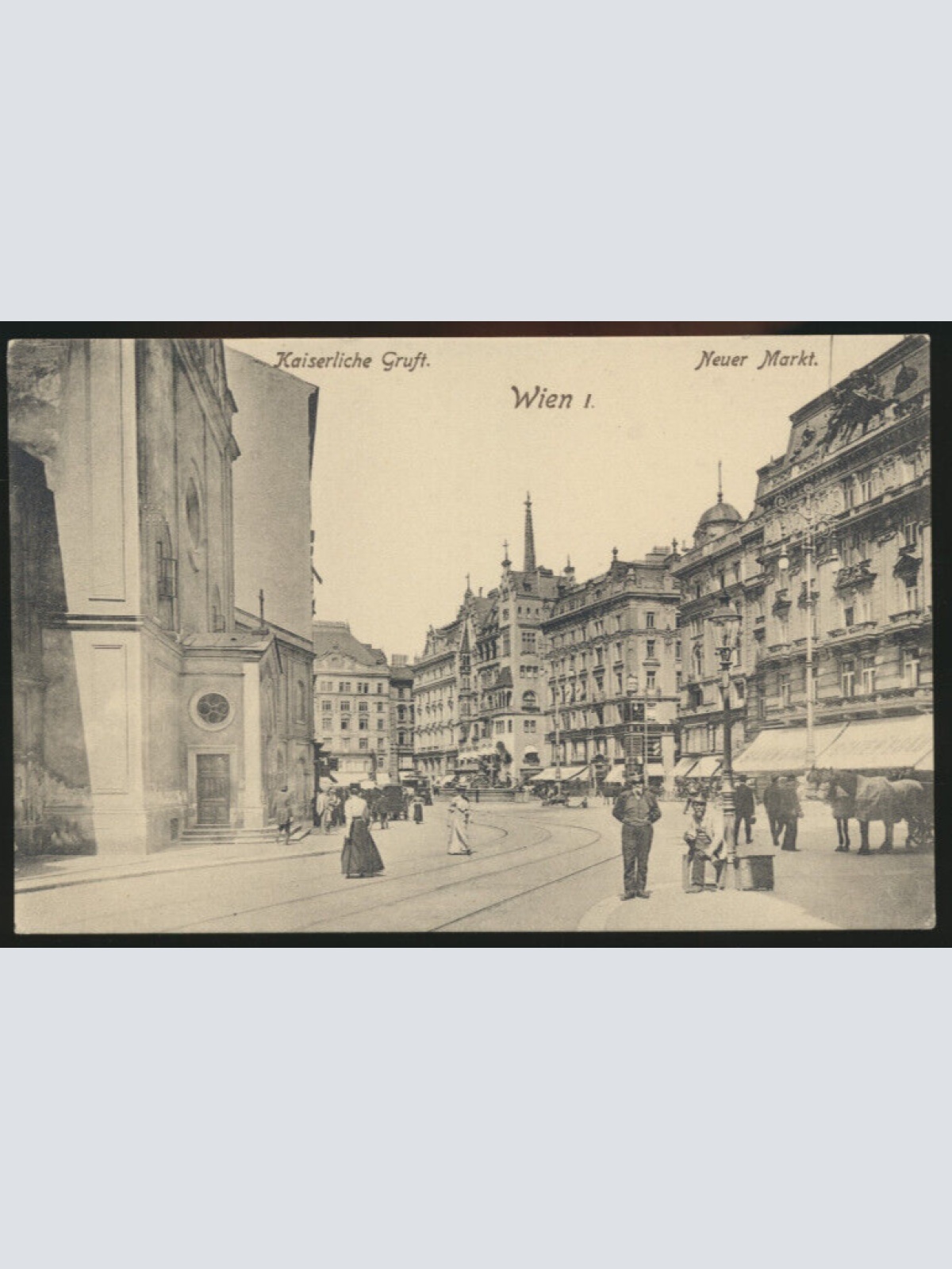 AK aus Wien Neuer Markt Kaiserliche Gruft Wien (3819)