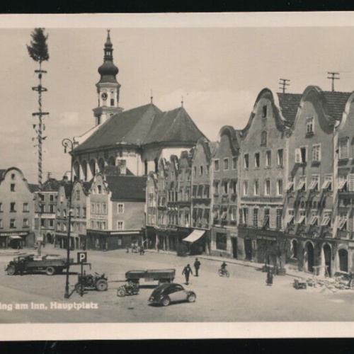 AK aus Schärding am Inn Hauptplatz Oberösterreich (L3793)