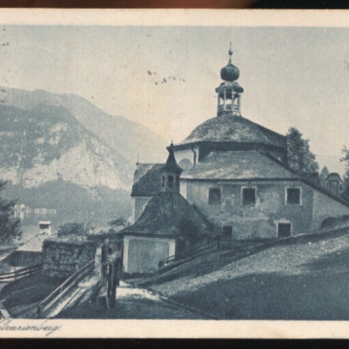 AK aus Hallstatt mit Kalvarienberg Oberösterreich (3929)