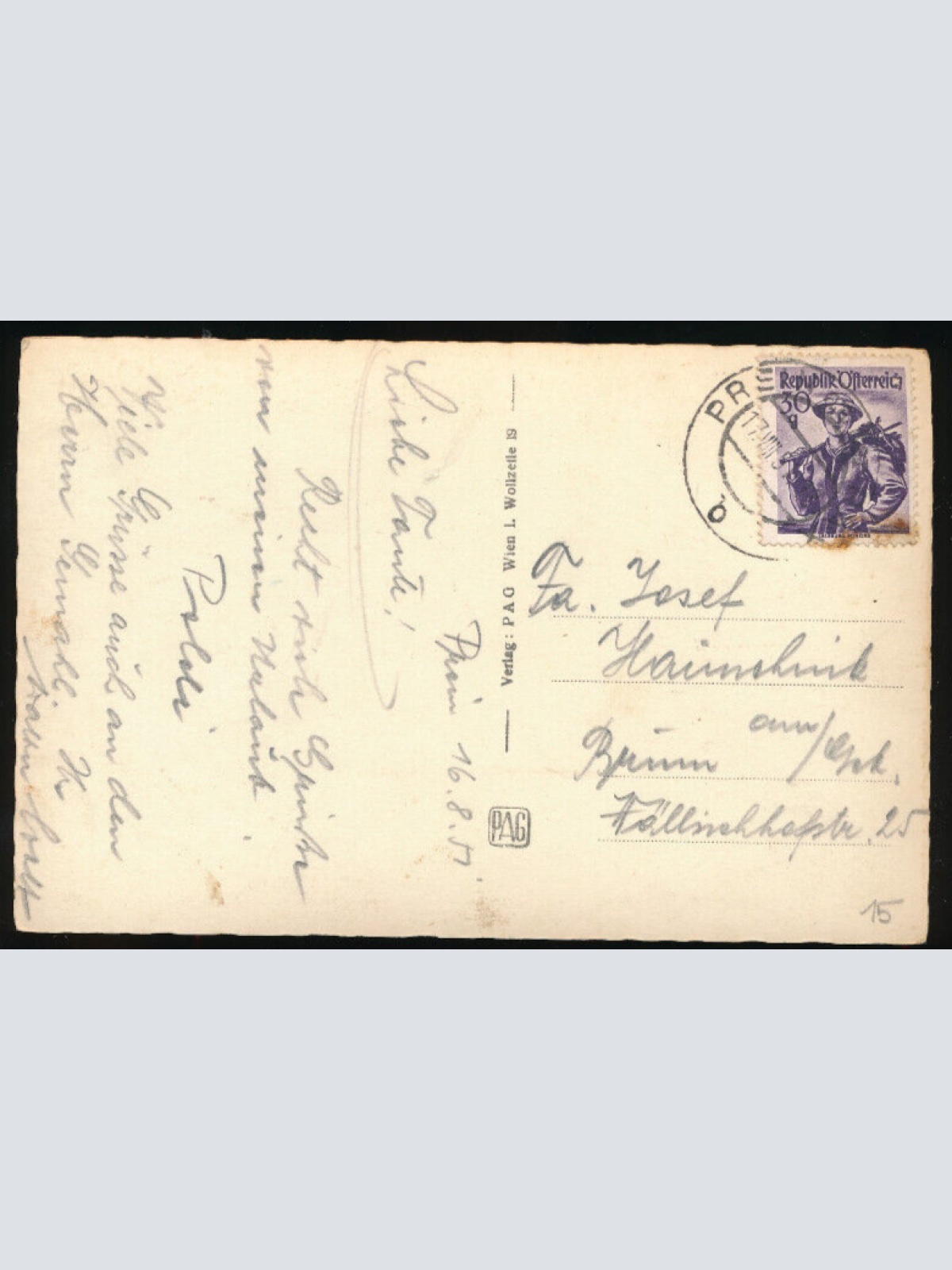 AK aus Prein an der Rax Niederösterreich (3983)