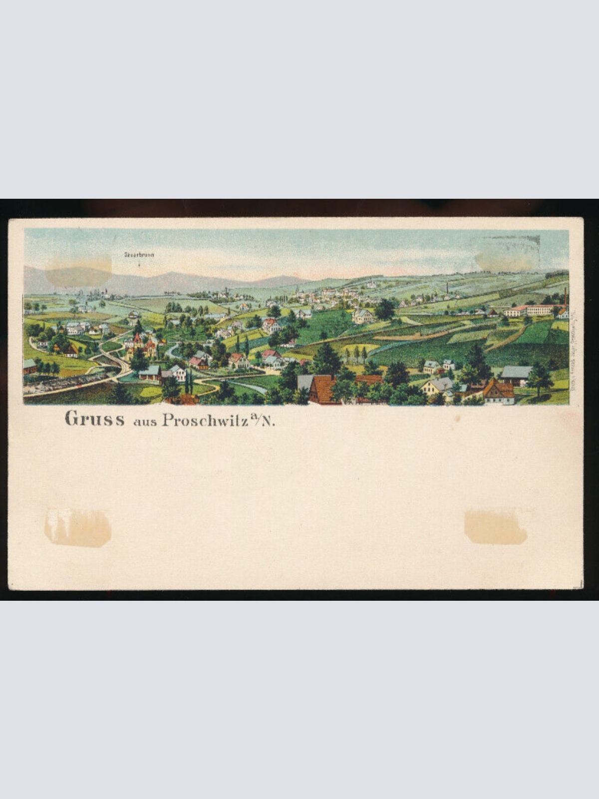 AK gruss aus Proschwitz Sachsen (3958)