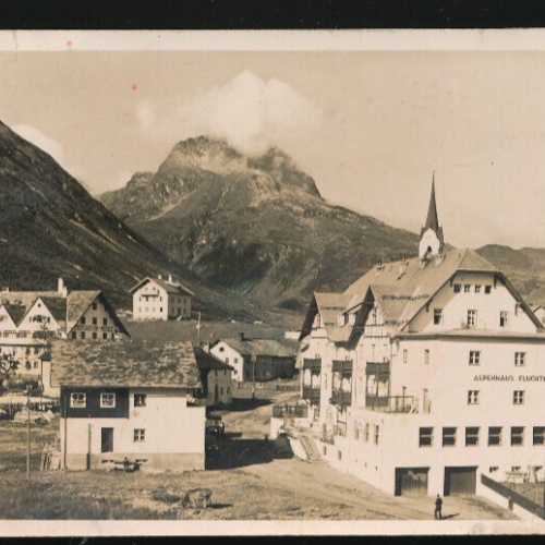 AK aus Galtür mit Alpenhaus Fluchthorn Tirol (3893)