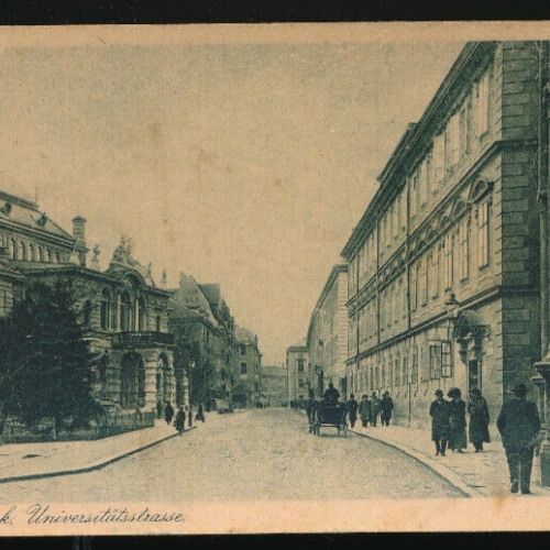 AK aus Innsbruck Universitätsstrasse Tirol (3897)