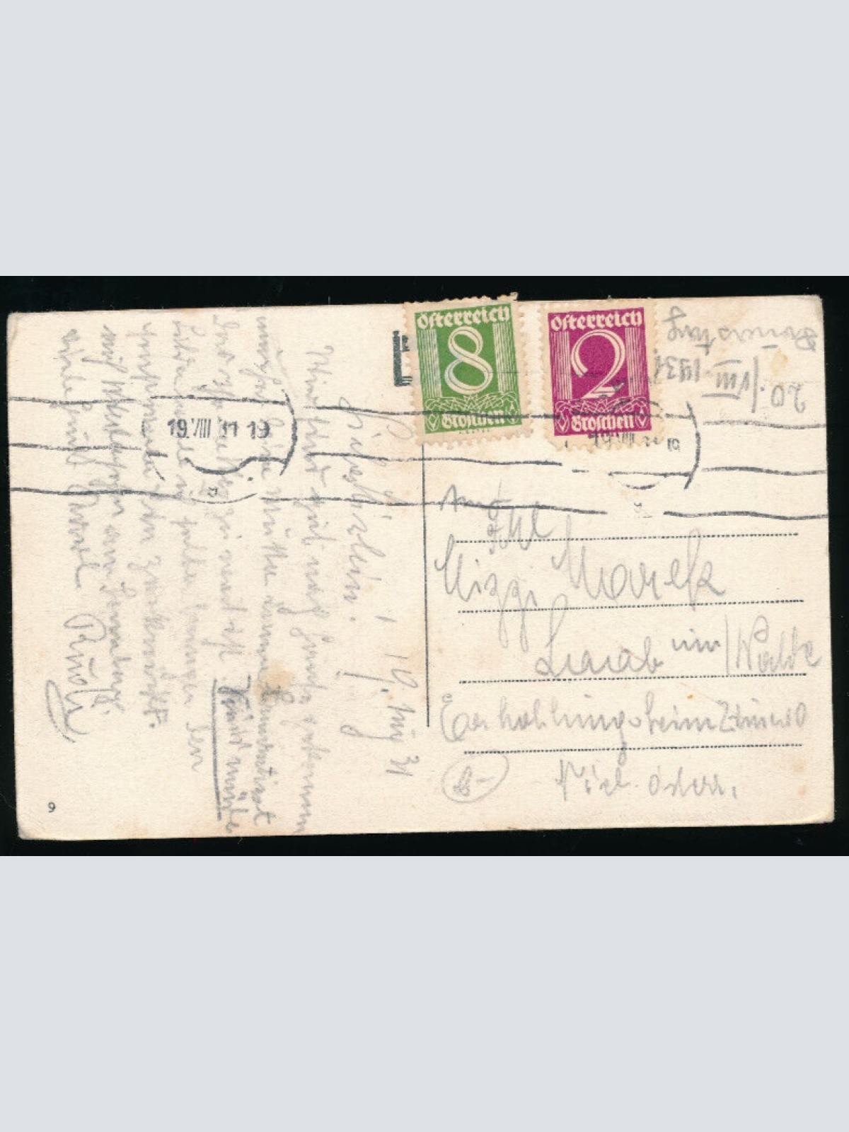 AK aus Wien Volksprater mit Riesenrad (3888)