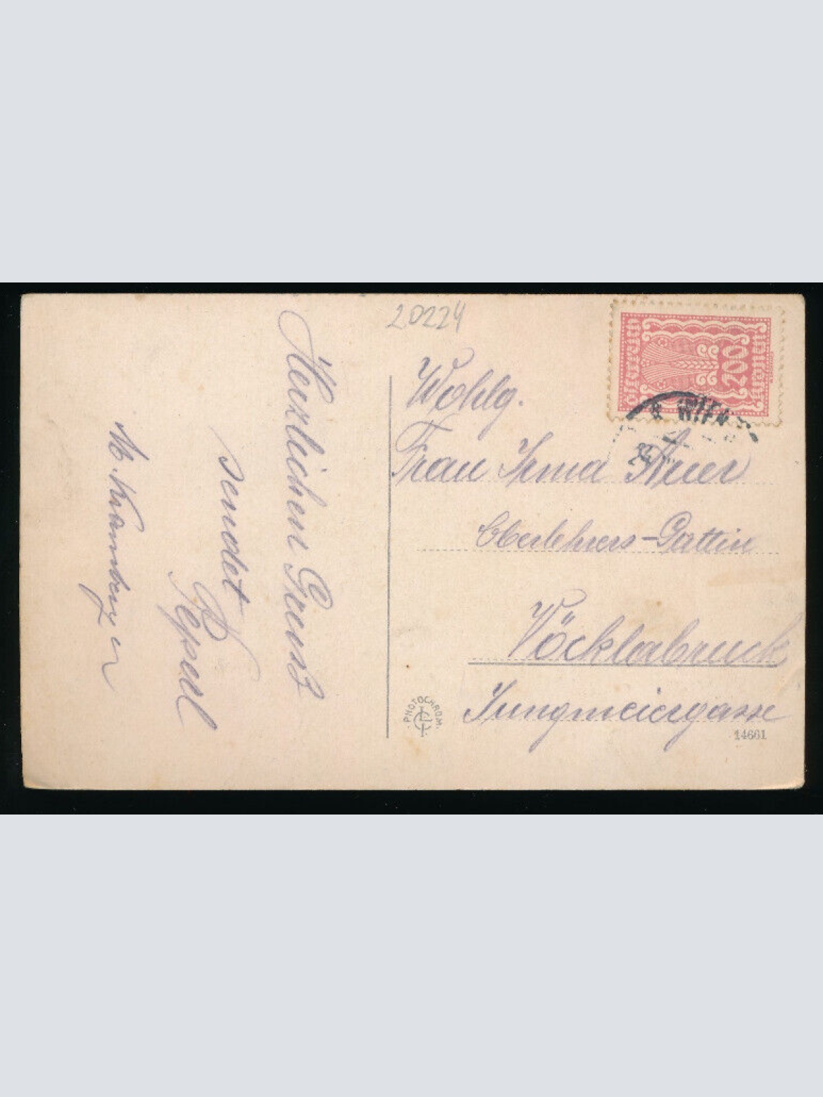 AK aus Wien mit Schloß Schönbrunn (3887)