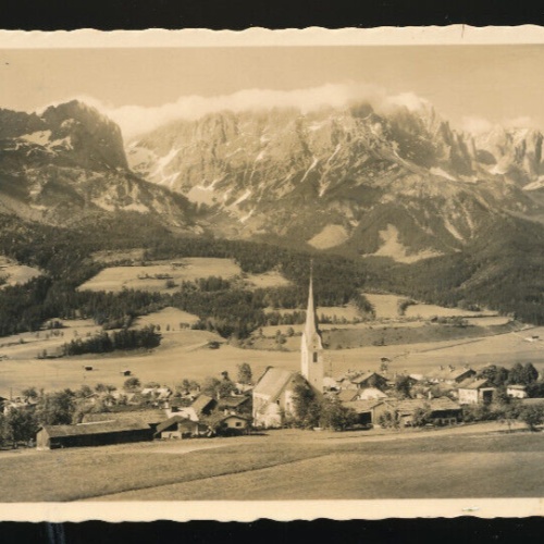 AK aus Ellmau mit Wilden Kaiser Tirol (3876)