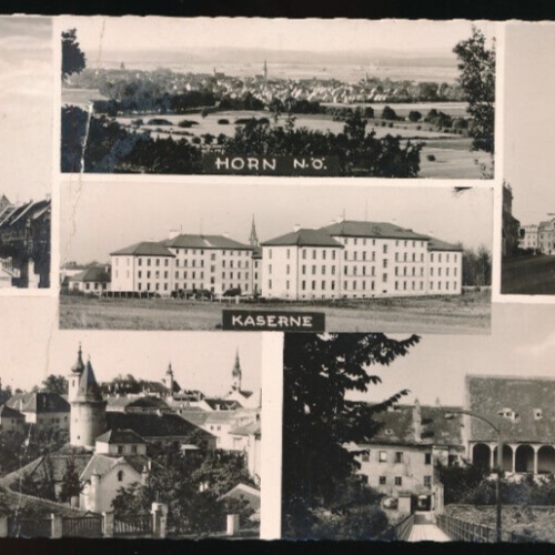 AK aus Horn Mehrbildkarte mit Kaserne Niederösterreich (3909)