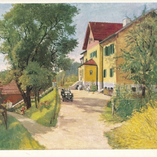 AK, Pension Sonnenhof in Gallspach bei Grieskirchen, Oberösterreich  (S223)