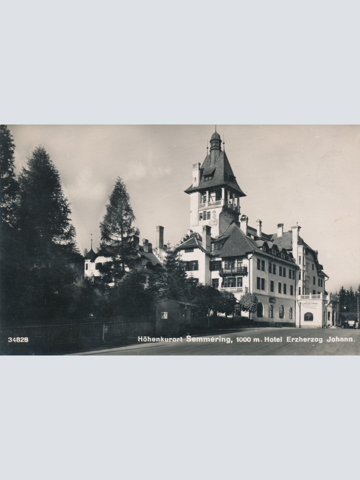 AK, Höhenkurort Semmering, Hotel Erzherzog Johann, Niederösterreich (S408)
